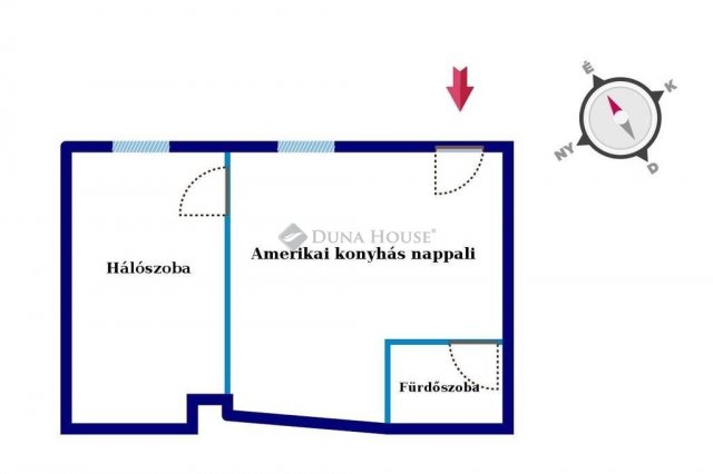 Eladó téglalakás, Budapesten, VIII. kerületben, Kölcsey utcában