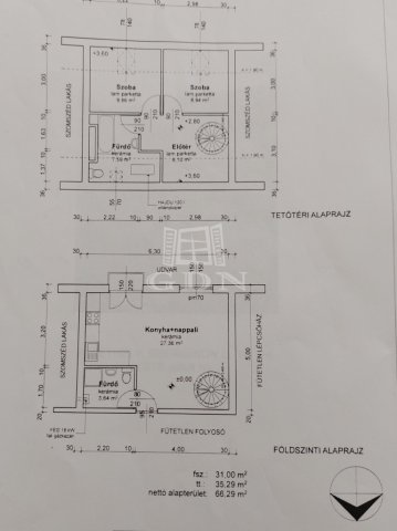 Eladó téglalakás, Keszthelyen 60 M Ft, 3 szobás