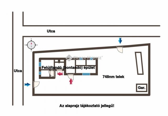 Eladó családi ház, Nagytarcsán 50.5 M Ft, 3 szobás