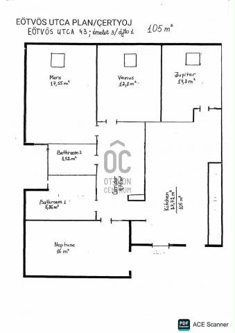 Eladó téglalakás, Budapesten, VI. kerületben, Eötvös utcában