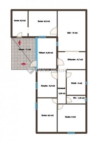 Eladó családi ház, Budapesten, XIX. kerületben 75 M Ft, 4 szobás