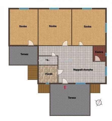 Eladó családi ház, Kecskeméten 55 M Ft, 4 szobás