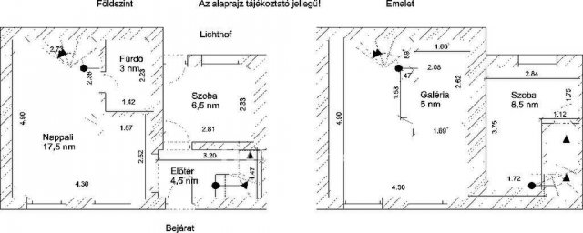 Eladó téglalakás, Budapesten, VI. kerületben 76 M Ft, 1+3 szobás