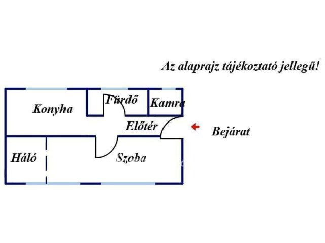 Eladó téglalakás, Martfűn 29.45 M Ft, 1 szobás