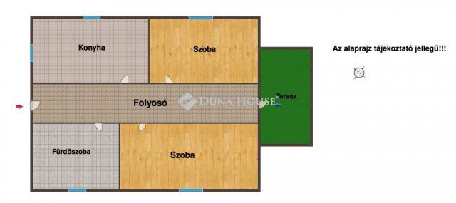 Eladó családi ház, Kiskörén, Árpád Vezér úton 14.6 M Ft