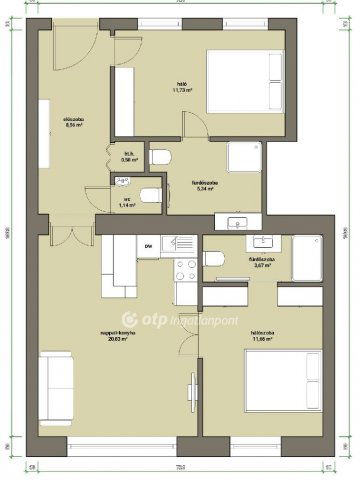 Eladó téglalakás, Budapesten, VII. kerületben 154.9 M Ft