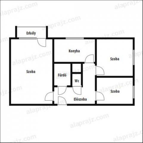 Eladó panellakás, Székesfehérvárott 52.9 M Ft, 1+2 szobás