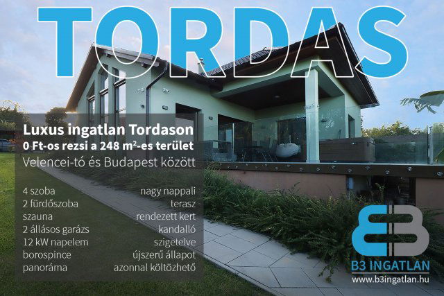 Eladó családi ház, Tordason 240 M Ft, 4 szobás
