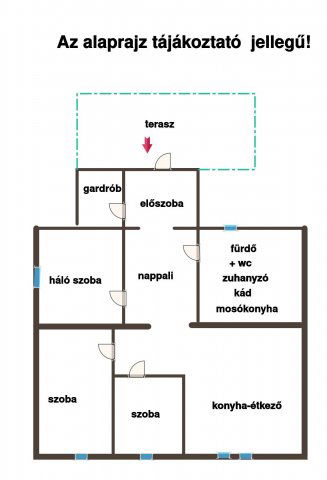 Eladó családi ház, Vecsésen 119.9 M Ft, 2+2 szobás