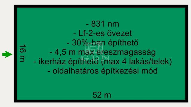 Eladó telek, Turán 19.5 M Ft / költözzbe.hu