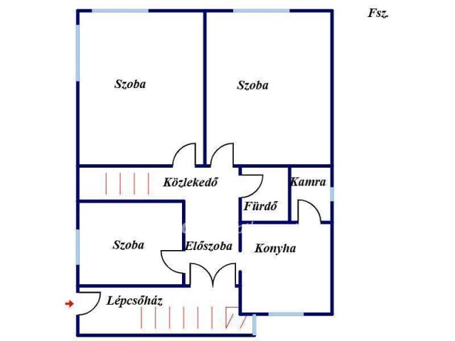 Eladó családi ház, Abasáron 65 M Ft, 3+3 szobás