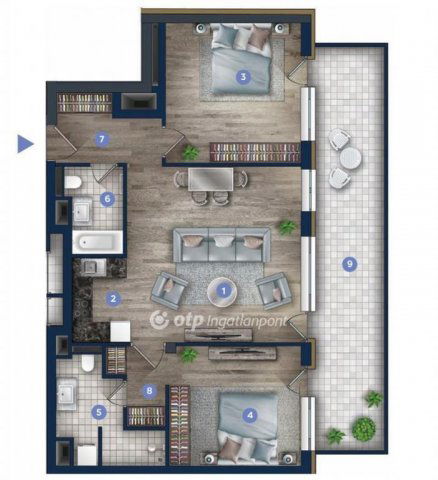 Eladó téglalakás, Budapesten, XIII. kerületben 145.22 M Ft