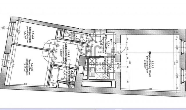 Eladó téglalakás, Budapesten, VII. kerületben 150 M Ft, 3 szobás