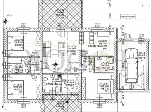 Eladó ikerház, Szadán 179.9 M Ft, 4+1 szobás