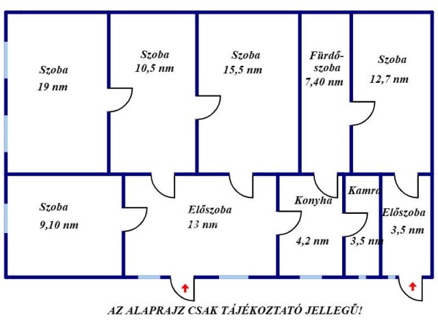 Eladó családi ház, Tiszaalpáron 26 M Ft, 5 szobás