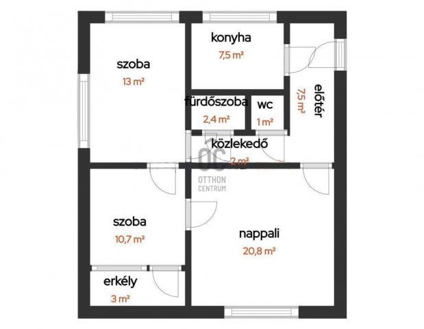 Eladó panellakás, Budapesten, XXI. kerületben 69.9 M Ft, 3 szobás