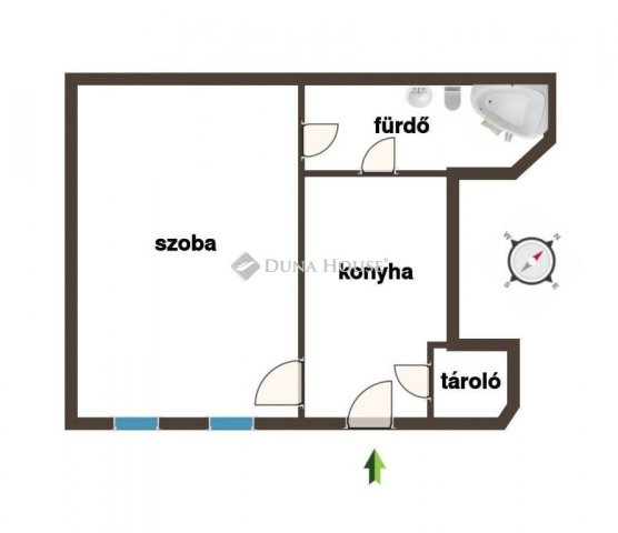 Eladó téglalakás, Budapesten, VI. kerületben 136 M Ft, 1 szobás