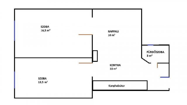 Eladó téglalakás, Budapesten, VII. kerületben 99 M Ft, 2 szobás