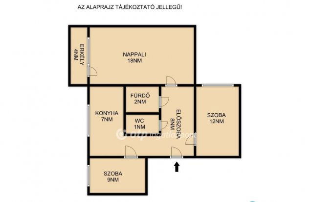 Eladó téglalakás, Budapesten, XXII. kerületben 88 M Ft