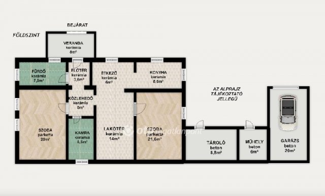 Eladó családi ház, Győrladaméren 160 M Ft, 6 szobás