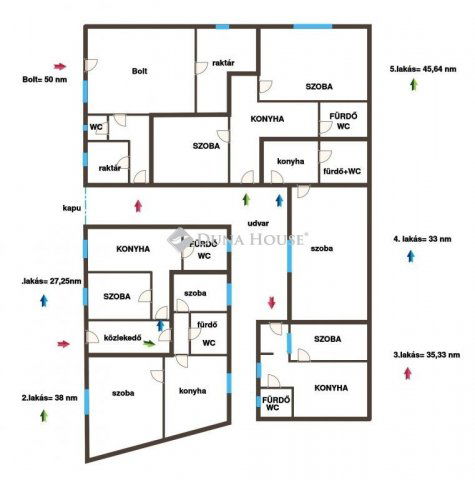 Eladó téglalakás, Kecskeméten 185 M Ft, 7 szobás