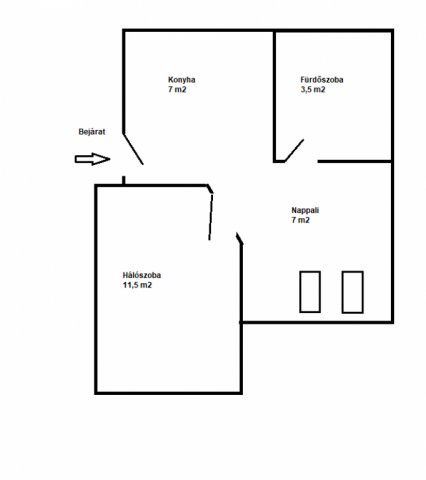 Eladó téglalakás, Szigetszentmiklóson, Napfény utcában 39 M Ft