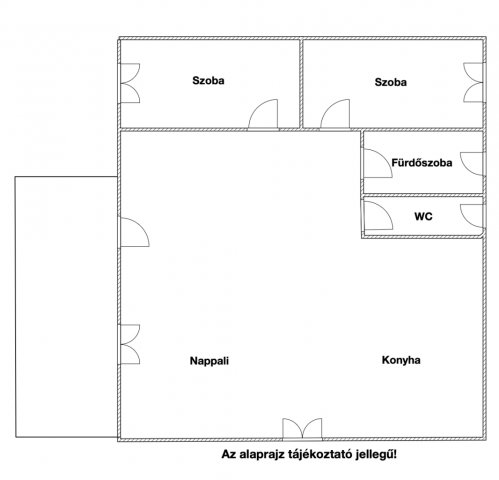 Eladó nyaraló, Ráckevén 37.8 M Ft, 2 szobás