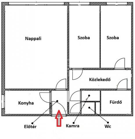 Eladó panellakás, Budapesten, XIV. kerületben 67 M Ft, 1+2 szobás