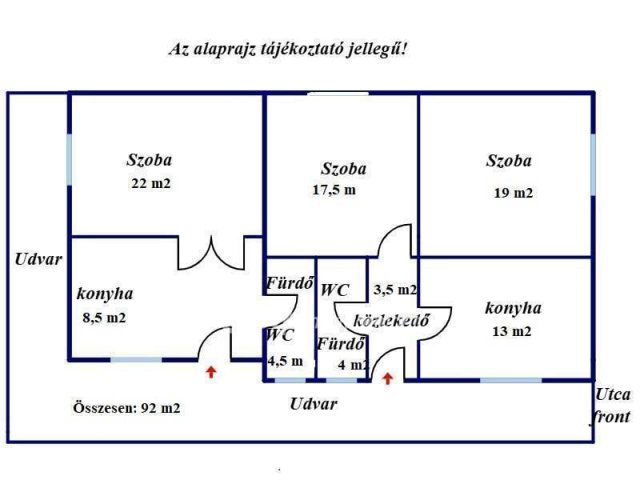 Eladó családi ház, Kiskunfélegyházán 46.8 M Ft, 3 szobás