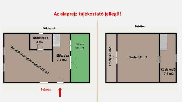 Eladó családi ház, Szigethalmon 59.5 M Ft, 2 szobás