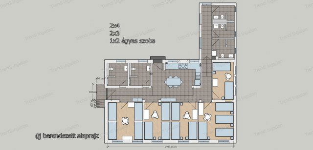 Eladó hotel, Téten 85 M Ft, 5 szobás / költözzbe.hu