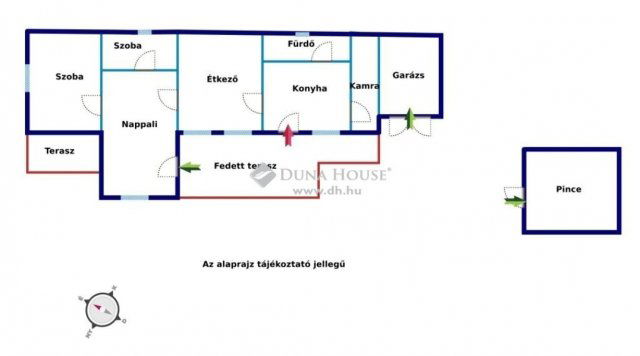 Eladó családi ház, Bábonymegyeren 58.5 M Ft, 3 szobás