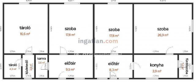 Eladó családi ház, Tiszakécskén 27.9 M Ft, 3 szobás