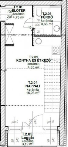 Eladó téglalakás, Nyíregyházán 47.7 M Ft, 1 szobás