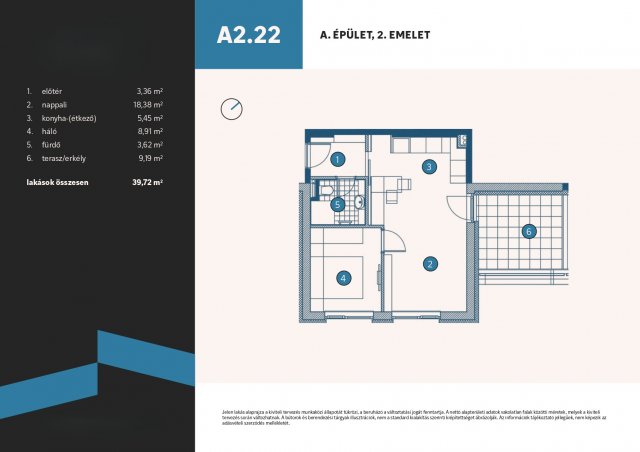 Eladó téglalakás, Vámosszabadin 44.3 M Ft, 1+1 szobás