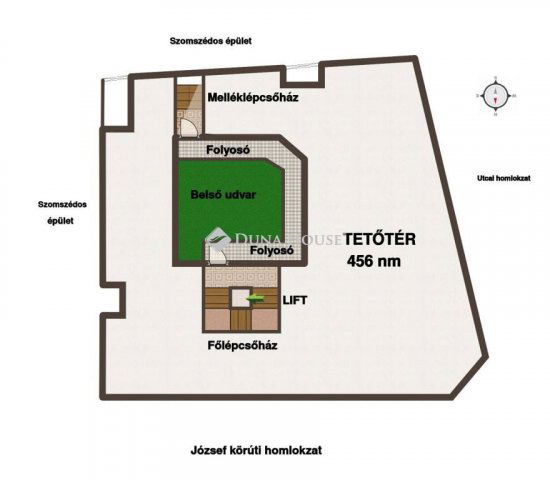 Eladó téglalakás, Budapesten, VIII. kerületben, József körúton
