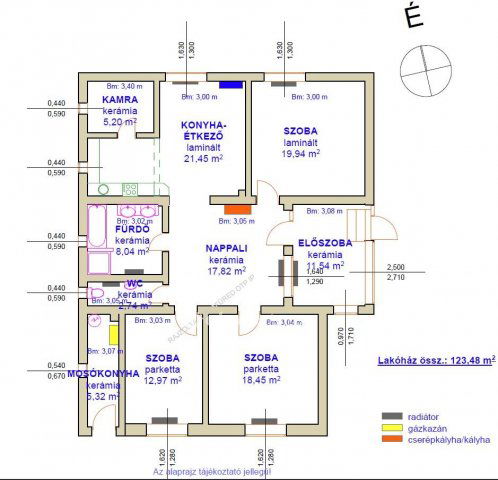 Eladó családi ház, Tiszacsegén 70 M Ft, 8 szobás
