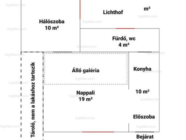 Eladó téglalakás, Budapesten, VII. kerületben 55 M Ft