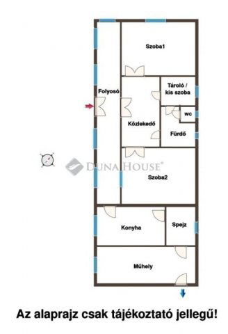 Eladó családi ház, Tápióbicskén 17.5 M Ft, 2 szobás