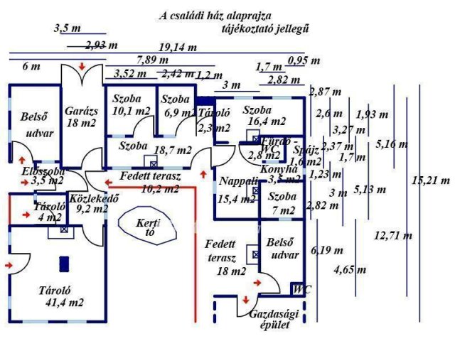 Eladó mezogazdasagi ingatlan, Cegléden 65 M Ft, 4+2 szobás