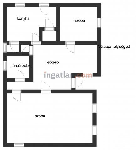 Eladó családi ház, Egyeken 17.9 M Ft, 3 szobás