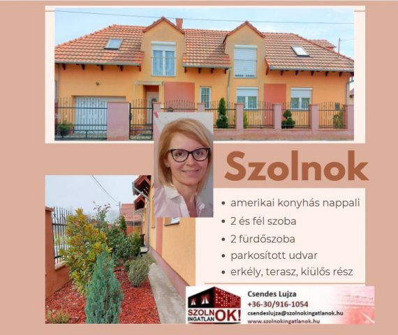 Eladó családi ház, Szolnokon 62.9 M Ft, 3+1 szobás