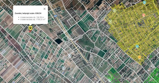 Eladó telek, Zsombón 1 M Ft / költözzbe.hu