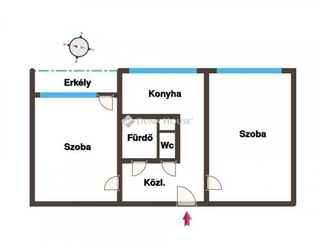 Eladó panellakás, Székesfehérvárott 44.9 M Ft, 2 szobás