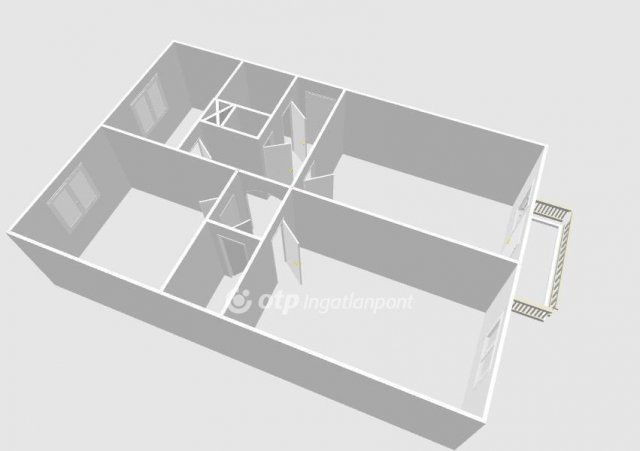 Eladó panellakás, Egerben 44.5 M Ft, 3 szobás