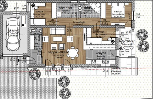 Eladó ikerház, Adonyban 79.9 M Ft, 4 szobás