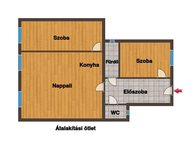 Eladó téglalakás, Budapesten, XIII. kerületben 64.9 M Ft