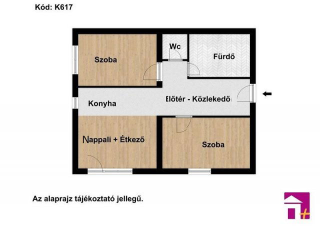 Eladó téglalakás, Érden 70.9 M Ft, 3 szobás