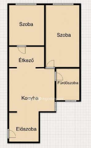 Eladó téglalakás, Budapesten, IX. kerületben 64.9 M Ft, 2 szobás