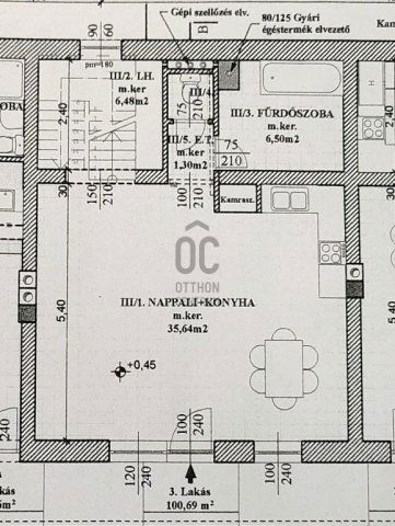 Eladó téglalakás, Cegléden 72.9 M Ft, 3 szobás